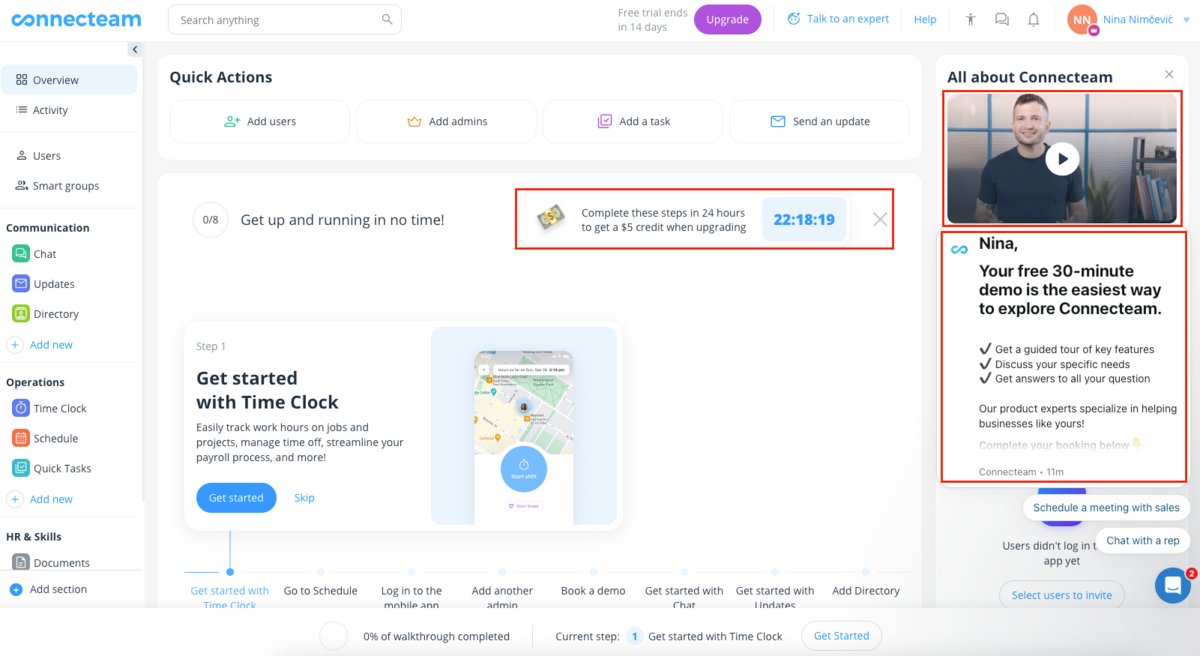 Connecteam homepage