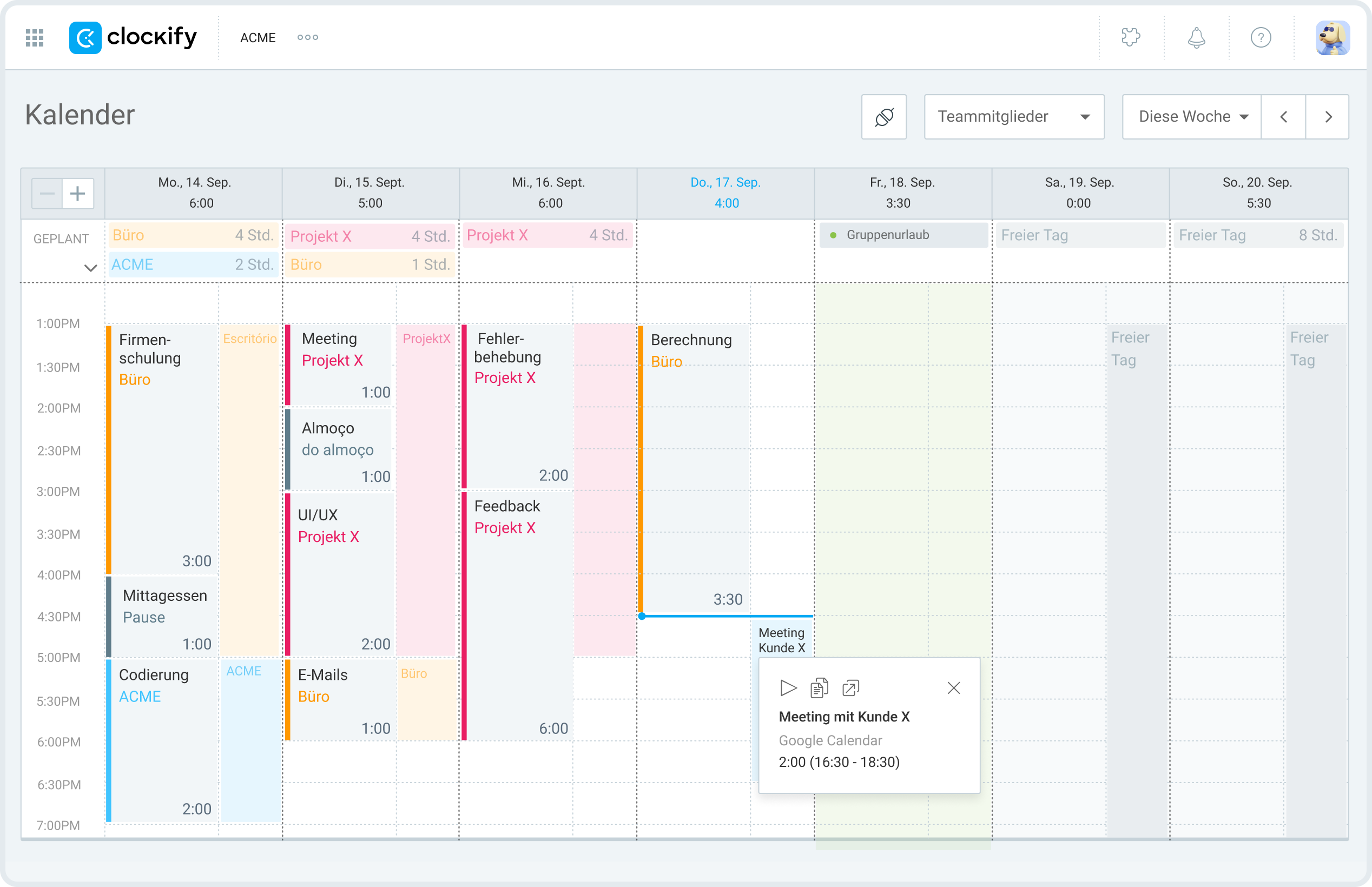 Calendar