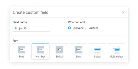 Custom fields