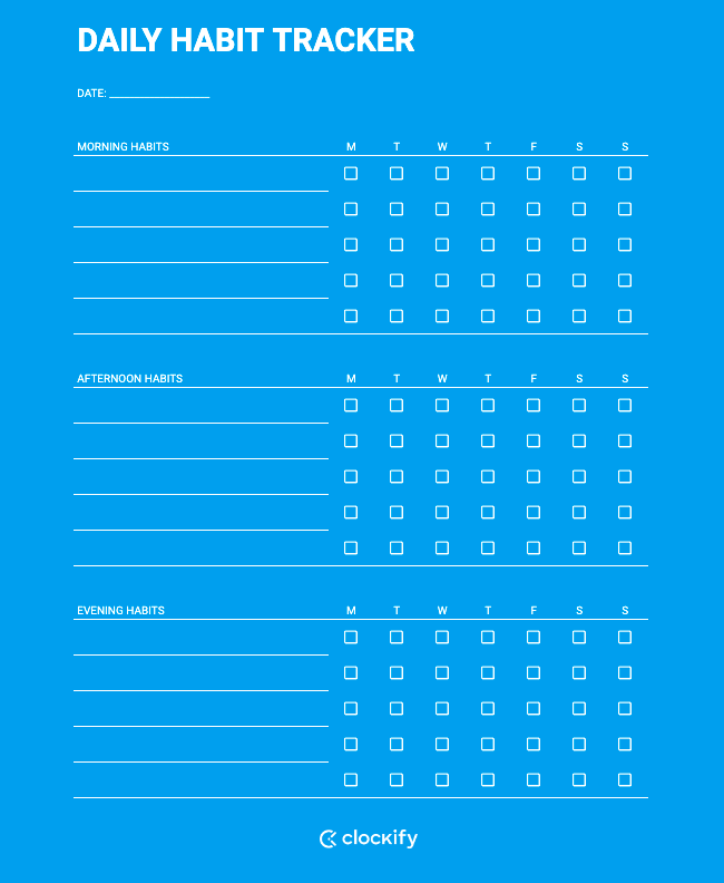 Daily Habit Tracker Screenshot