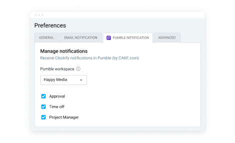 Enable Pumble notifications