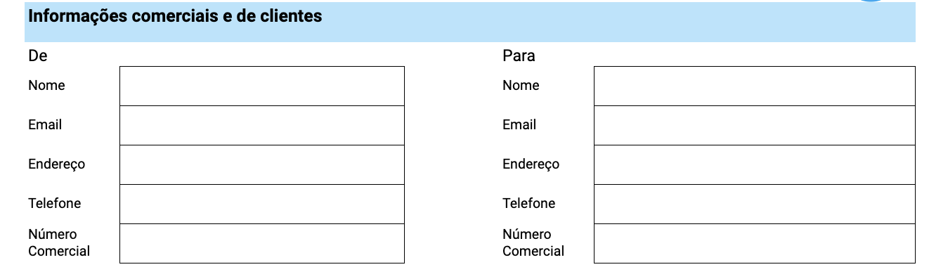 modelos de faturas registram faturas