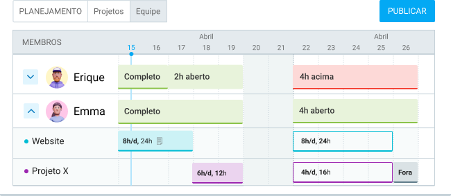 Agendamento de tarefas no Clockify