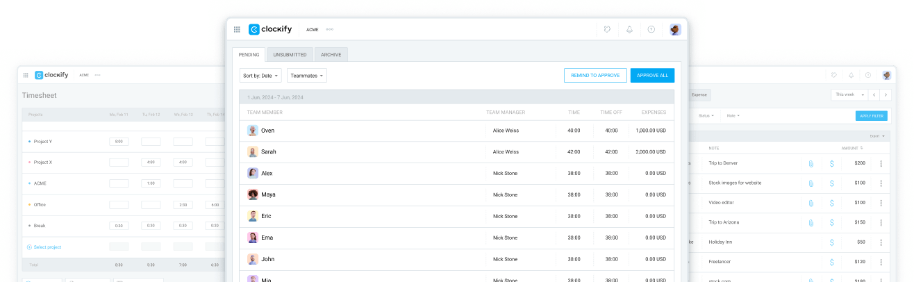 Clockify Screenshot