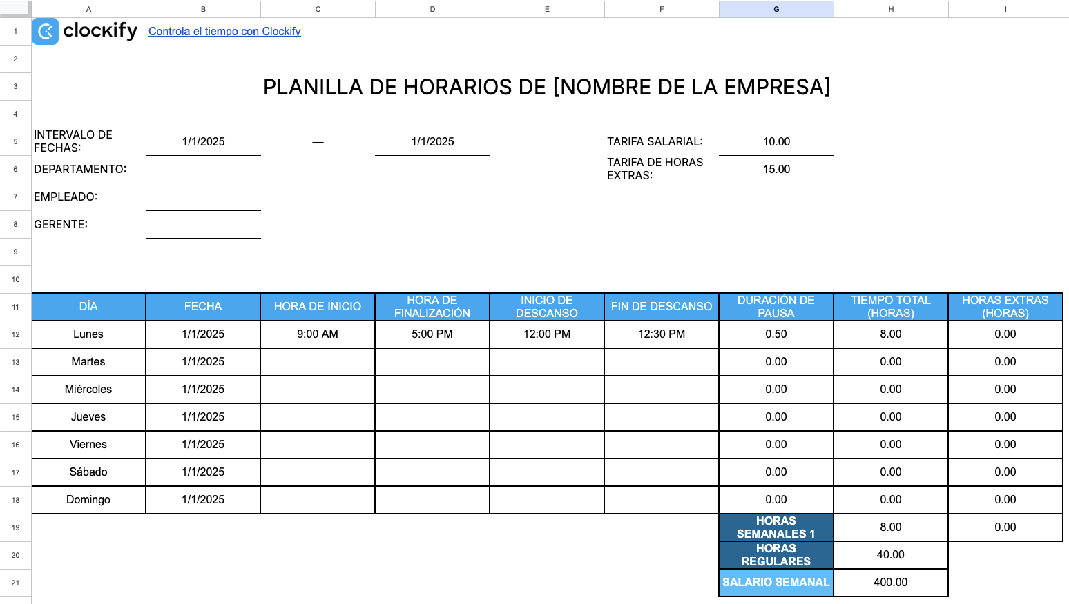Registra las horas trabajadas y los pagos diarios con facilidad