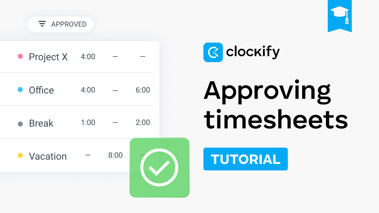 time tracking approving timesheets