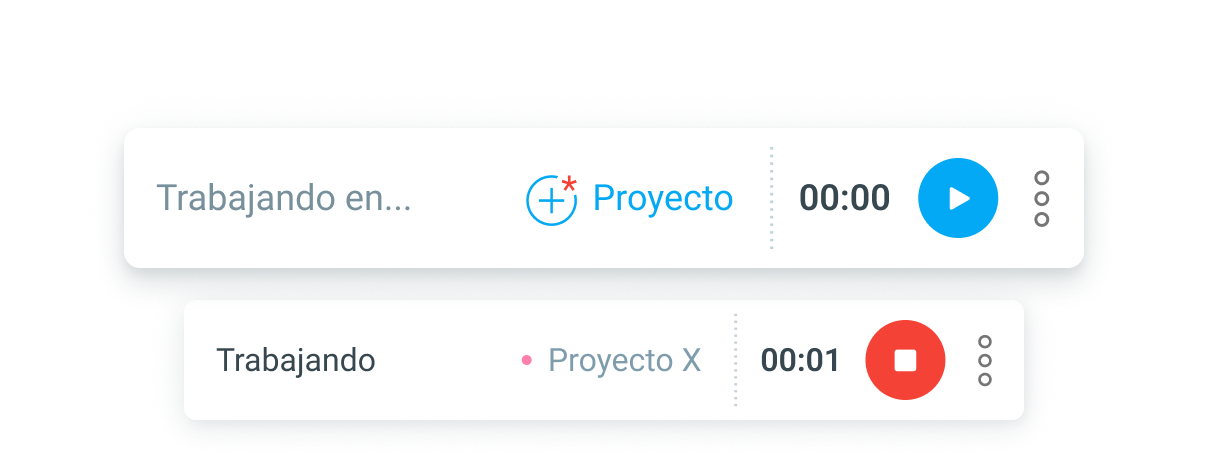 Temporizador en Clockify