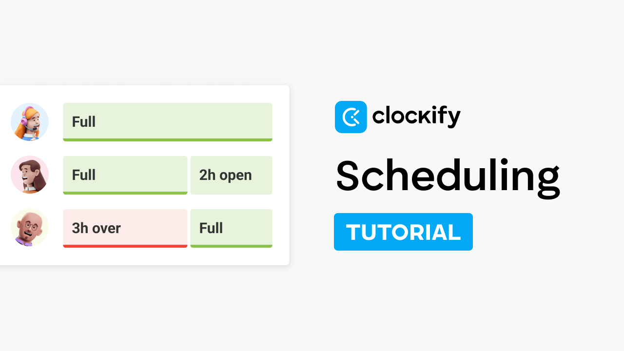 time tracking tutorial scheduling projects & employees