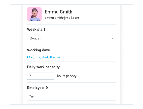 Work capacity