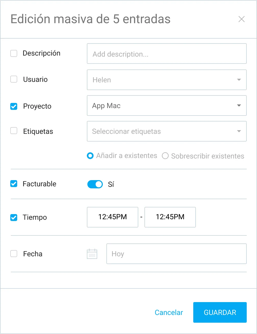 Corrige múltiples entradas a la vez para mayor eficiencia