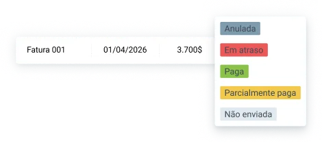 Atualização automática do status da fatura